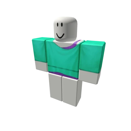 Free Roblox Purple Shirt and Teal Top