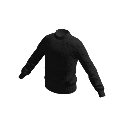 Free Roblox Black Sweater